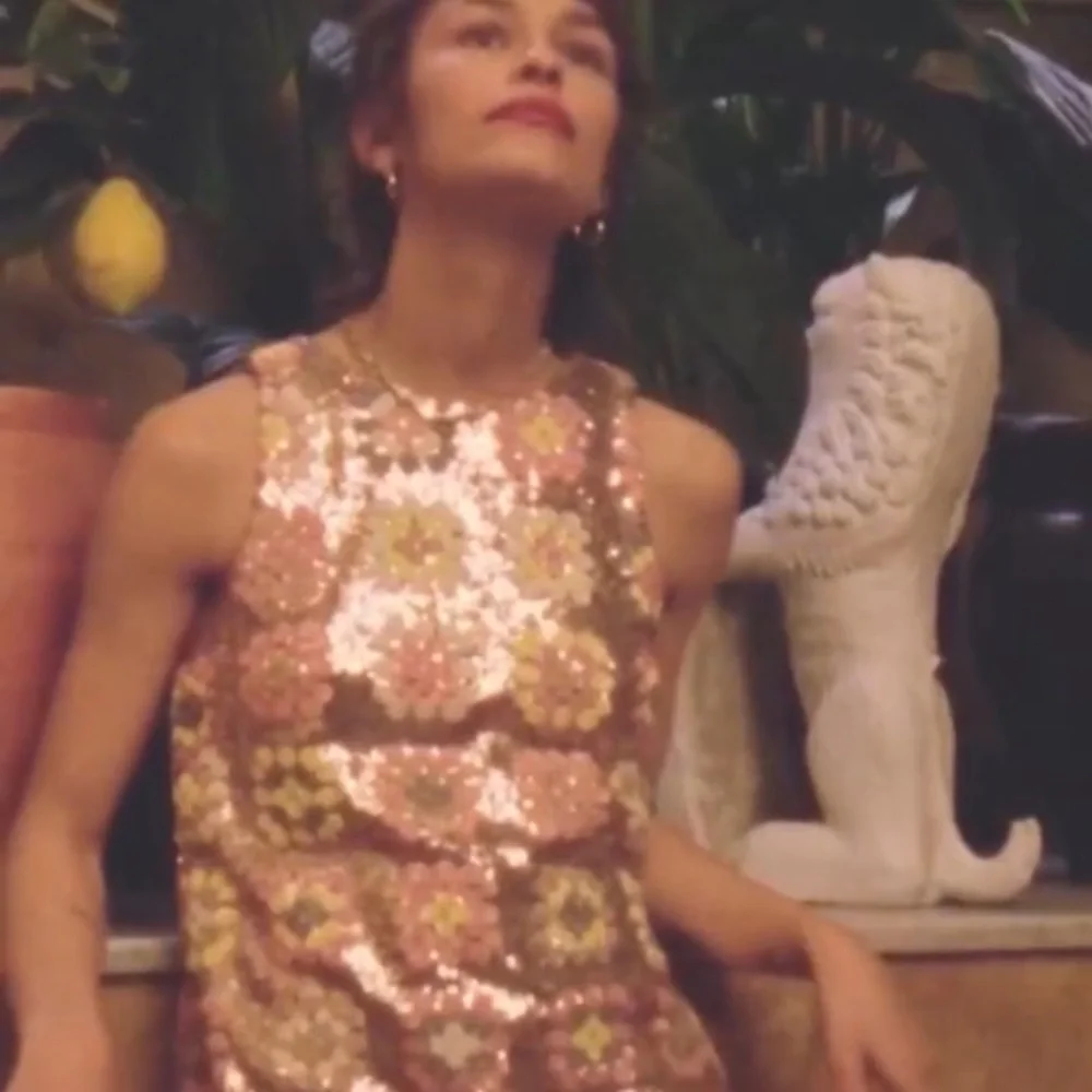 &otherstories Sequin Floral A-line dress - Picture 3 of 6